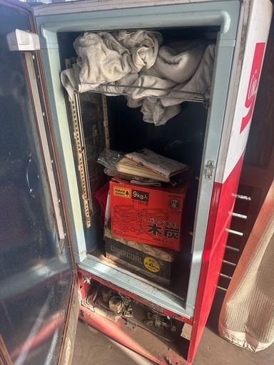 コカコーラ冷蔵庫昭和レトロ引き取り限定茨城県古河市まで (123) 古河