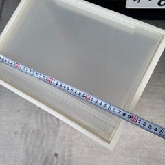 無印押し入れ収納　引き出し　プラスティック　2個の画像