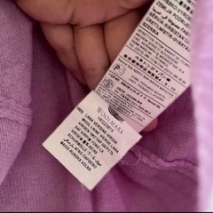 BENETTON 薄紫 Vネック 長袖セーターSサイズの画像