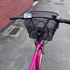 Panasonicピンク スポーツタイプ 電動アシスト自転車の画像