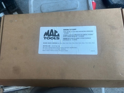 MACTOOLS 新品板ラチェセット