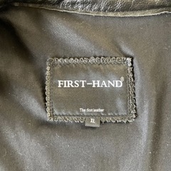 【新品未使用品】牛革製レザージャケット 
サイズXLの画像