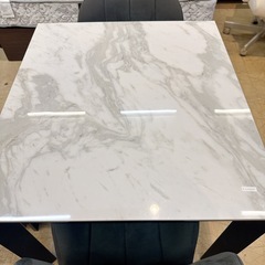 ダイニングテーブル チェア2脚 セット 大理石の画像