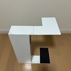 tower 山崎実業 マグネット伸縮洗濯機ラック 白の画像