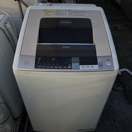 HITACHI 8.5/4.5kg洗濯機乾燥機 15年製 (錬金堂 宇都宮店) 宇都宮の