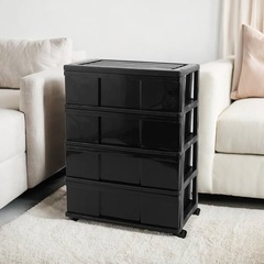 ブラック衣装ケースの画像