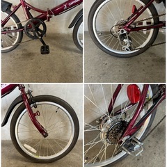 NO.189 折り畳み自転車 CAPTAIN STAG キャプテンスタッグ ２０インチの画像