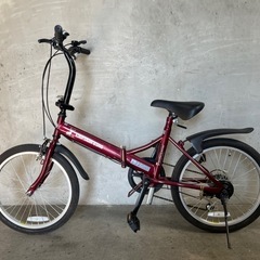 NO.189 折り畳み自転車 CAPTAIN STAG キャプテンスタッグ ２０インチの画像