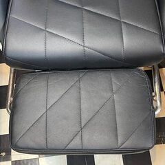 【リサイクルサービス八光】【格安】GXTRACE ゲーミングチェア ホワイト×ブラック｜オットマン付｜165度リクライニング｜※左肘掛けレバー破損ありの画像