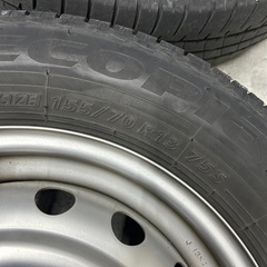 ダイハツ純正スチール+BRIDGESTONE ECOPIA NH200Cの画像