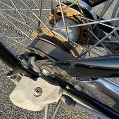 【整備士による点検済み】　☆前後新品タイヤ☆   27インチ通学向け自転車　防犯登録料込価格︎‼︎の画像