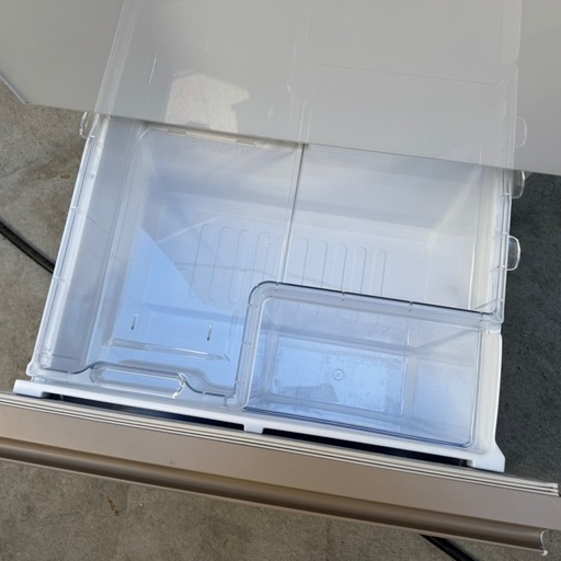 ?120⭐️2024年製美品★シャープ冷蔵庫3ドア大型自動製氷両開きガラス扉350L