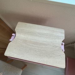 バスケットトローリー　キッチンワゴン　ピンクの画像