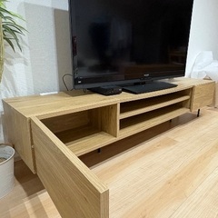 ローボード テレビ台 テレビボード 180cm 美品の画像
