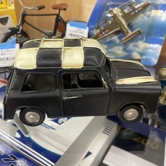 ☆ドリーム荒牧店☆ジモティー割引有☆ブリキのミニクーパー/現状販売の画像