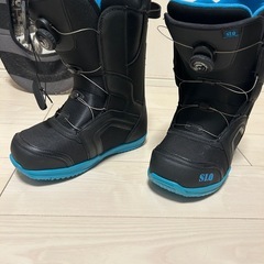 スノーボード グラフィックデザイン バインディング、ブーツ付きの画像