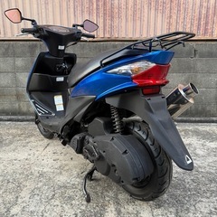 スズキ　アドレスV125S ブルー　SP忠男マフラー　実働　動画あり　大阪の画像