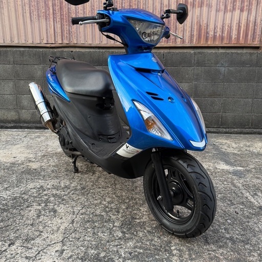 スズキ　アドレスV125S ブルー　SP忠男マフラー　実働　動画あり　大阪