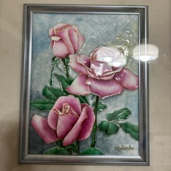 七宝焼き　額の画像