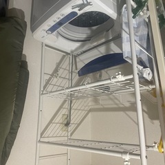 ニトリ　伸縮洗濯ラックの画像