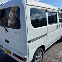 車検R8年4月まで／整備記録有／CarPlayナビ/ETCあり/ガラスフィルム/新バッテリー/溝ありタイヤ/MT アクティバン HH5 個人出品の画像
