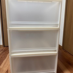 【3個セット】無印　クローゼットケース　中の画像