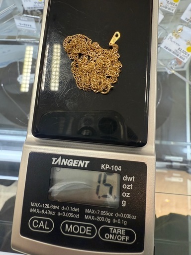 18k ネックレス 