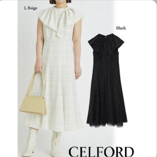 CEOFORDのチェック柄ワンピースです☺️