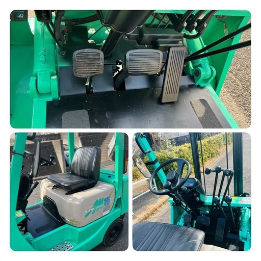 三菱■フォークリフト■FG15■ 1.5トン■作動確認済■ 点検整備済 ■ サイドシフト付き■672時間■即使用可■茨城発送