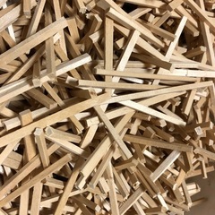 カット割箸一纏めの画像