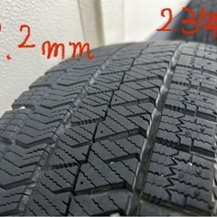 9分山スタッドレスタイヤセット BRIDGESTONE BLIZZAK VRX2 24年製 185/65R16ブリヂストンブリザック ホイールセット 在庫No.②の画像
