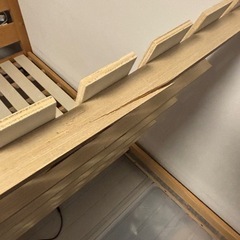 【譲渡先決定】無印良品 シングルベッド の画像