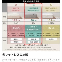 ベッドフレーム/マットレスの画像