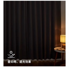 カーテン（グレー）新品の画像
