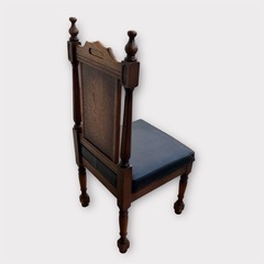 アンティーク　ハイバックチェア　椅子　ヴィンテージ　大阪配送可能の画像