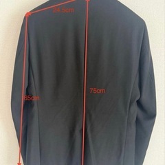 メンズ スリムフィット スーツ Mサイズ  ベスト付の画像