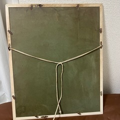 【額縁つき】情熱的な青い絵画の画像