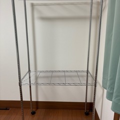 スチールラック　メタルラック　ステンレス　ハンガーラック　洋服収納　の画像