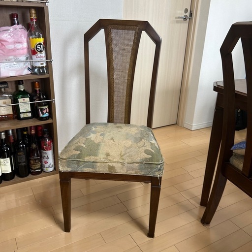 アンティーク椅子4個セット　マルニ木工　ダイニングチェア