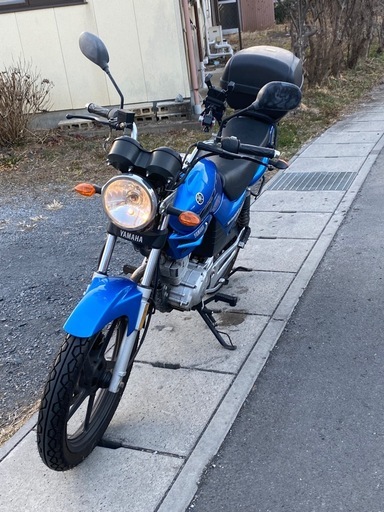 次回プロオークションに行くまでの出品です格安YAMAHA YBR125キャブ車両タイヤ前後新品後走行極小少しフケ不調格安‼️