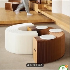 2〜3人掛けベンチ　ホワイトの画像