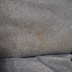 ニトリ　リクライニングソファ　ネイビーの画像