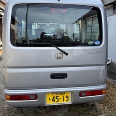 HONDAアクティ　バン　シルバーの画像