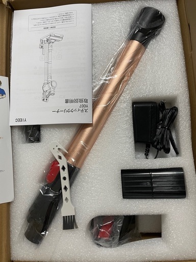 お渡し決定‼️掃除機 コードレス 100Kpa 超強力吸引　AIモード　LEDライト　スティッククリーナー　軽量 サイクロン式 大容量バッテリー