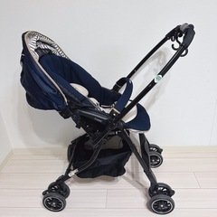 最終金額・【室内保管】説明書有り ベビーカー Combi コンビ 荷物フック付きの画像