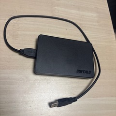BUFFALO 2.5インチポータブルハードディスク 外付HDD 1TB HD-PCF1.0U3-BBEの画像