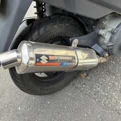 スズキ　アドレス125  ヨシムラスズキコラボマフラー付きの画像