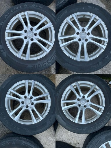 夏タイヤ 235/60R18 Bridgestone 2021年製 アルミホイール付き 4本セット