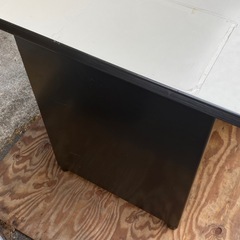 パソコンデスク　事務机　スチール製の画像