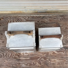 オカモチ 岡持 アルミ出前箱 ラーメン屋 レトロ道具の画像